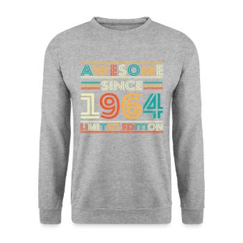 Impressive since 1964 - Unisex Sweatshirt - salt & pepper - Front - Alina (178cm) & Michal (187cm)