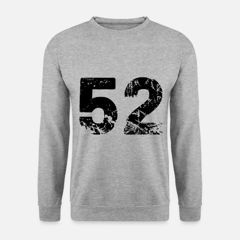 52 number jersey - Unisex Sweatshirt - salt & pepper
