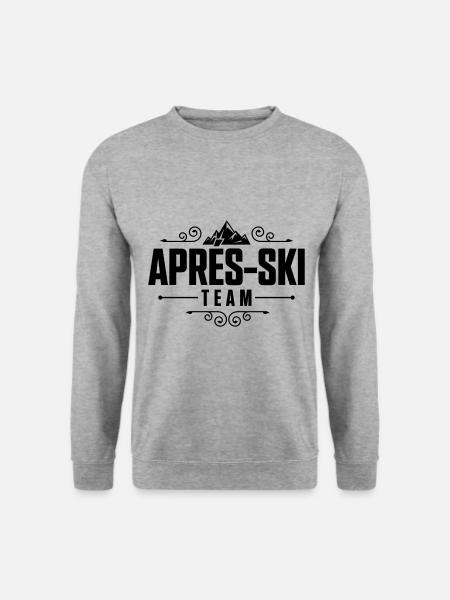 apres ski team - Unisex Sweatshirt - salt & pepper