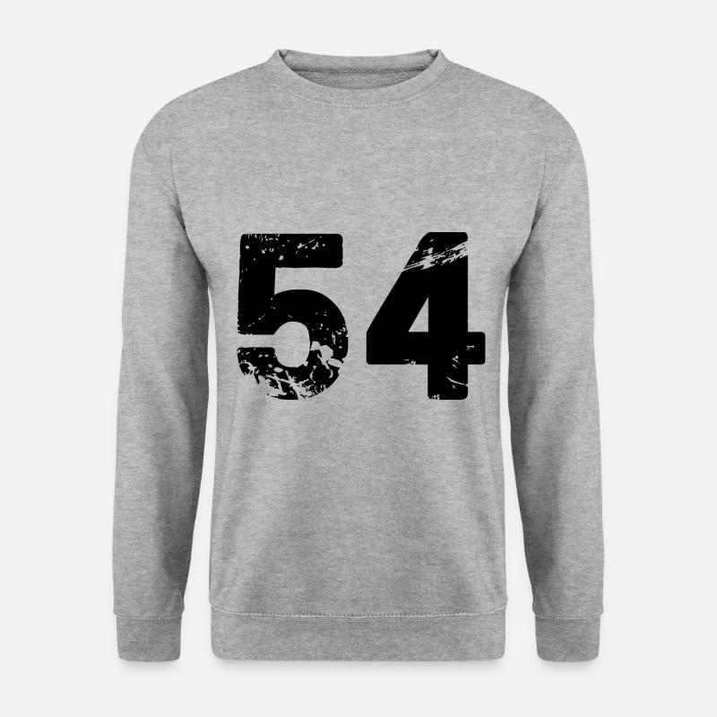 54 number jersey - Unisex Sweatshirt - salt & pepper