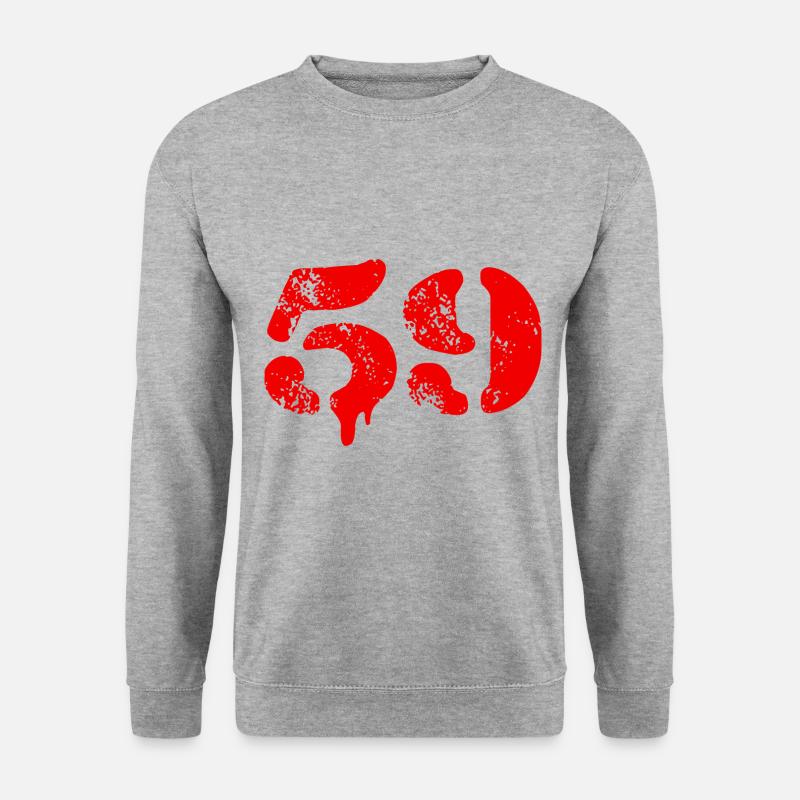 59 Number Symbol - Unisex Sweatshirt - salt & pepper