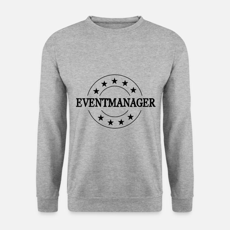 Eventmanager - Unisex Pullover - Weißgrau meliert
