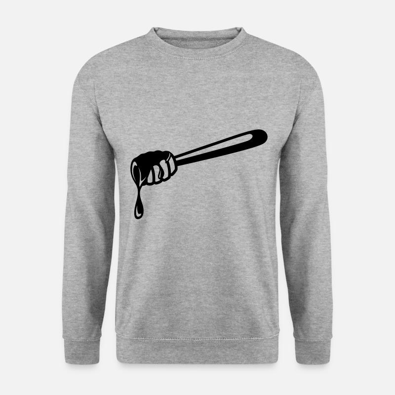 Stick chisel symbol beekeeper - Unisex Sweatshirt - salt & pepper