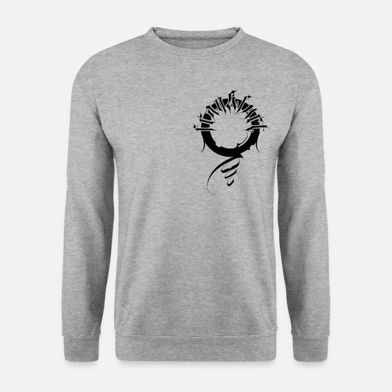 Frankfurt2 - Unisex Pullover - Weißgrau meliert