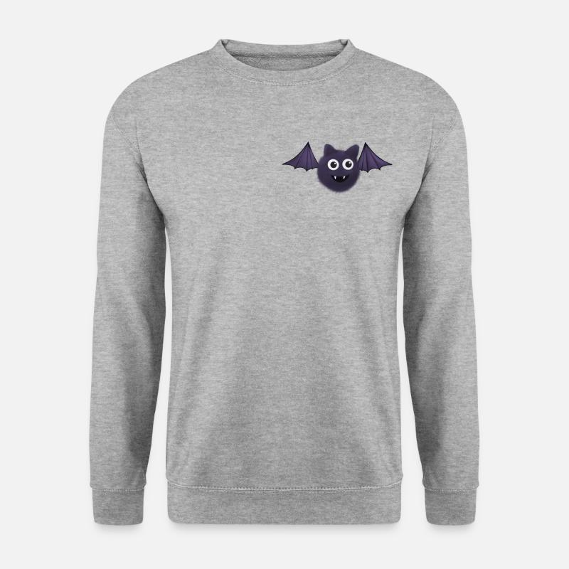 Halloween - Unisex Pullover - Weißgrau meliert