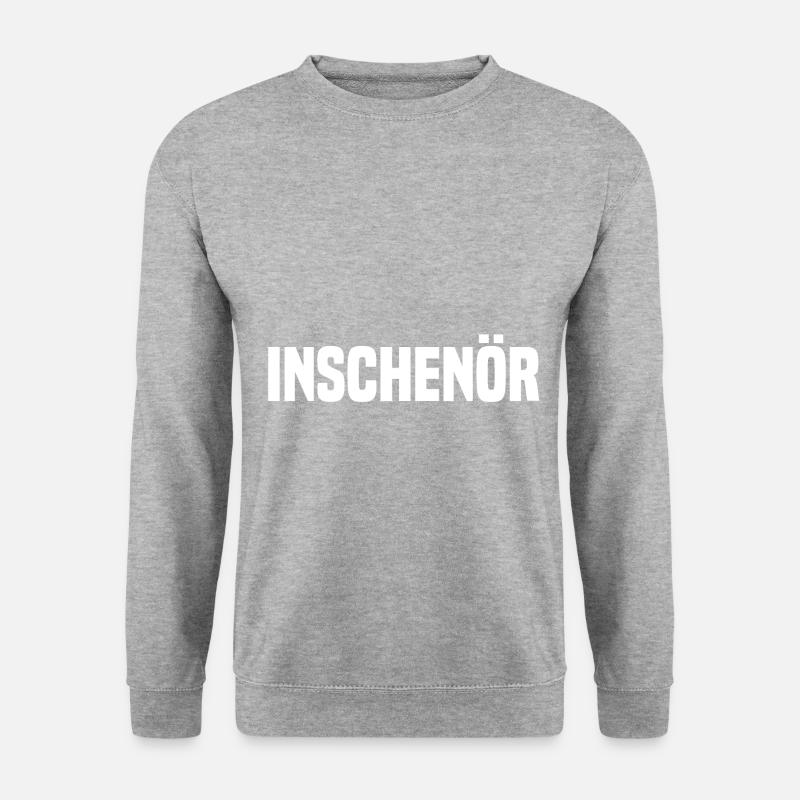 INSCHENÖR - Unisex Pullover - Weißgrau meliert