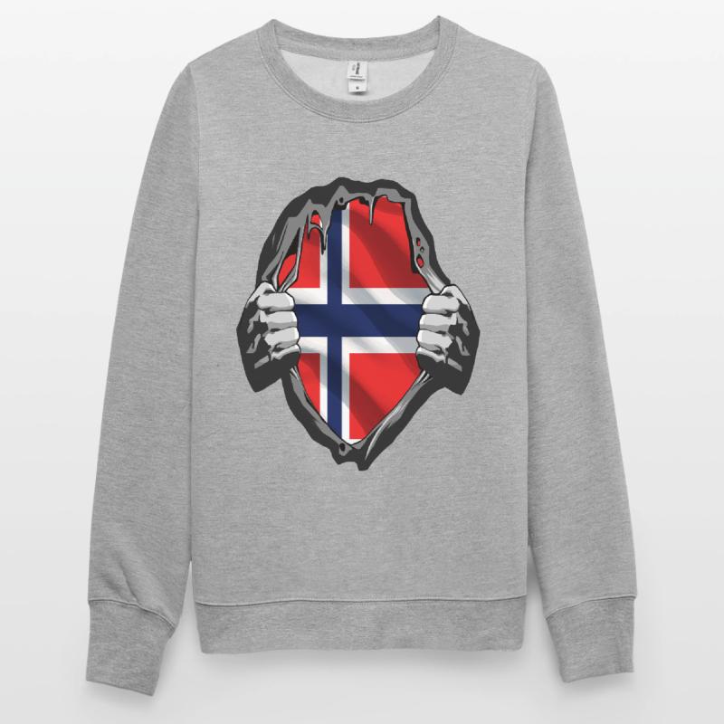 norway cod card cod hunter gift Unisex Sweatshirt