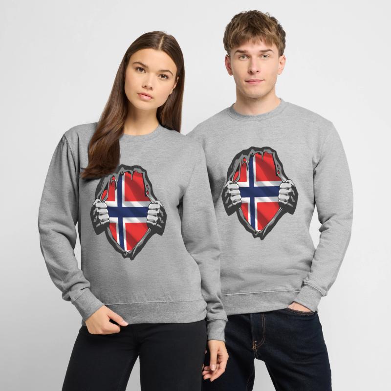 norway cod card cod hunter gift Unisex Sweatshirt
