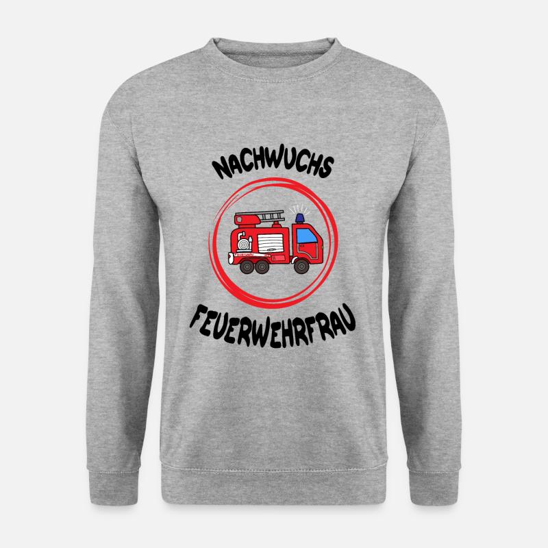 junior firefighter gift firefighter - Unisex Sweatshirt - salt & pepper