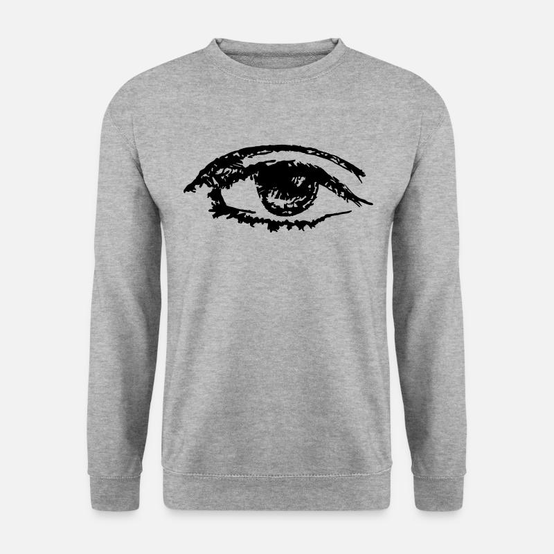 The eye - Unisex Sweatshirt - salt & pepper