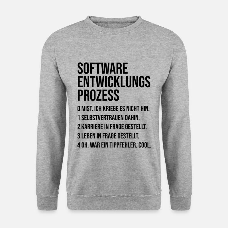 Nerd geek programmer - Unisex Sweatshirt - salt & pepper