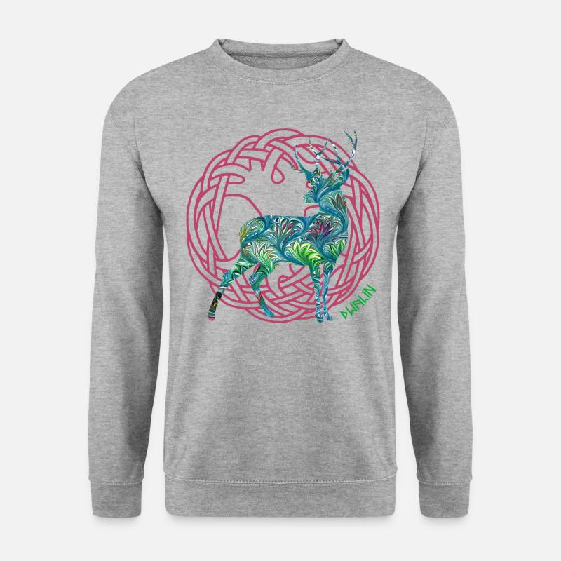 hirsch dwalin e 115 - Unisex Sweatshirt - salt & pepper