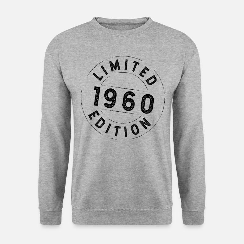 Limited Edition 1960 - Unisex Pullover - Weißgrau meliert