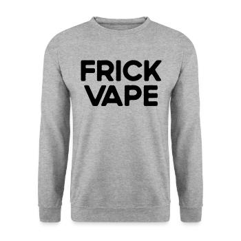 Verdammter Vape Anti Vaping No Vape FRICK VAPE - Unisex Pullover - Weißgrau meliert - Vorne - Alina (178cm) & Michal (187cm)
