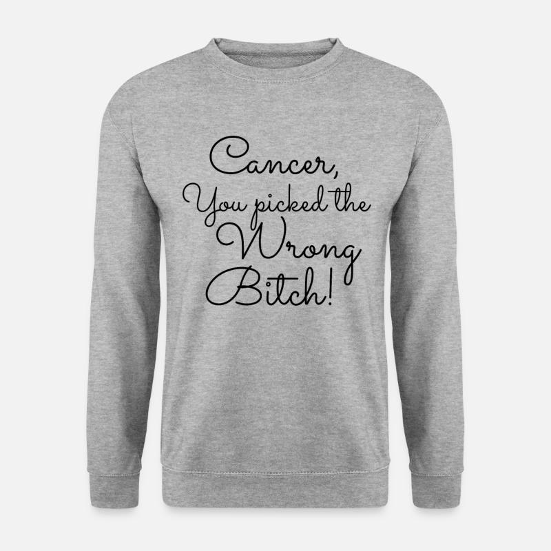 Kreb - Unisex Pullover - Weißgrau meliert