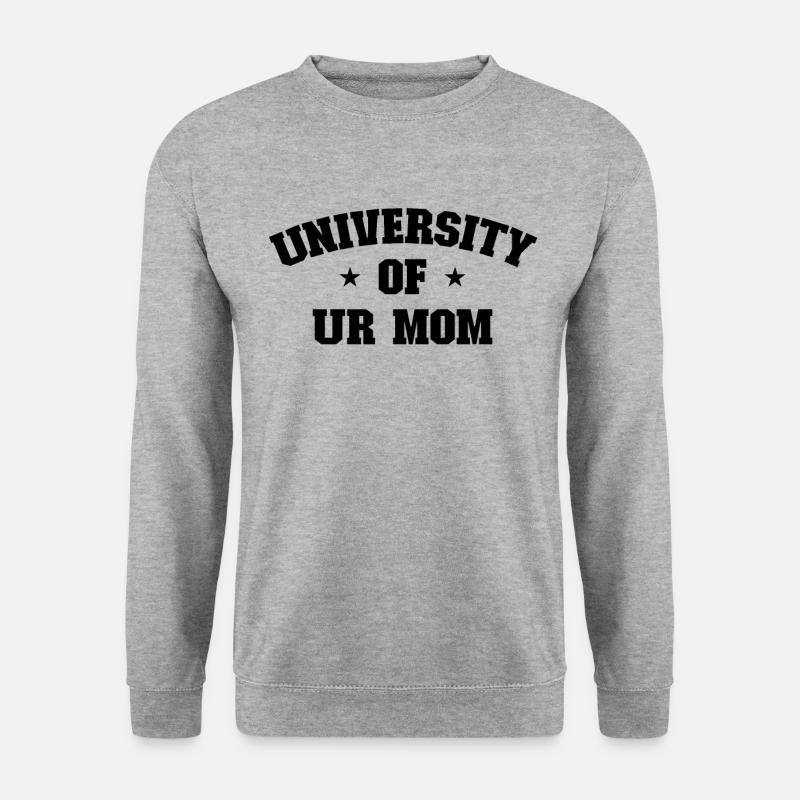 Universit�t ur Mutter - Unisex Pullover - Weißgrau meliert