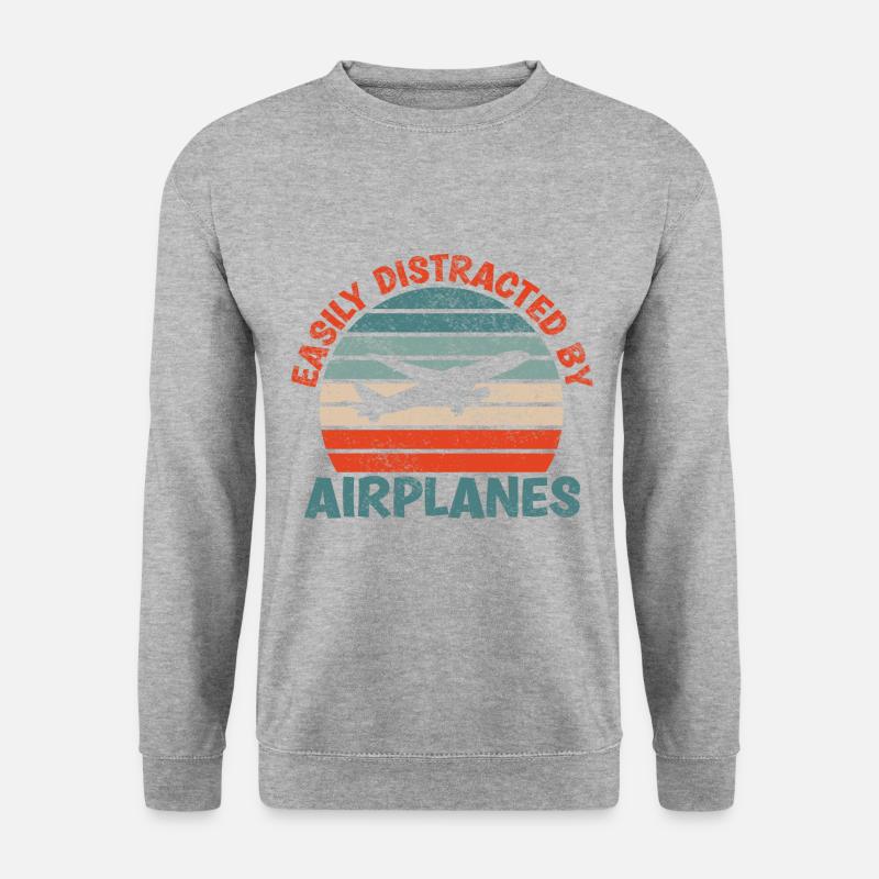 Slightly by Airplan Funny - Unisex Sweatshirt - salt & pepper