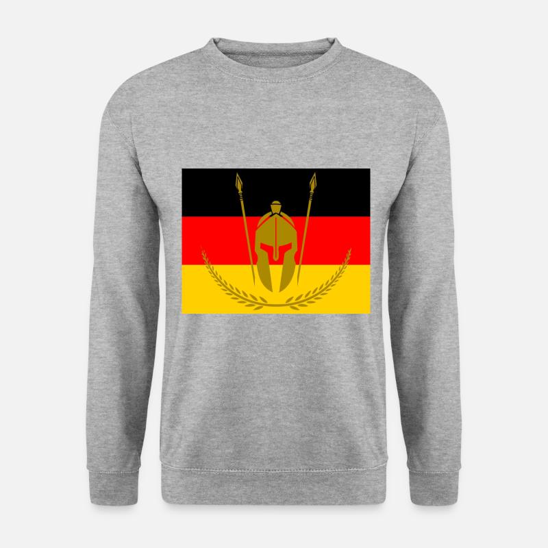 German flag - Spartan - Unisex Sweatshirt - salt & pepper