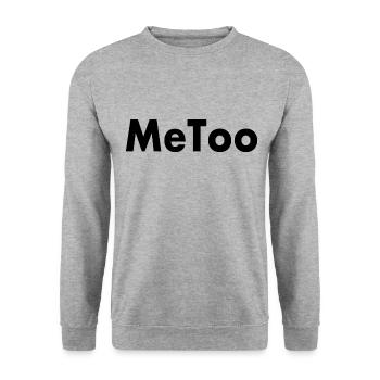 Me too - Sweat-shirt Unisexe - gris chiné - Devant - Alina (178cm) & Michal (187cm)