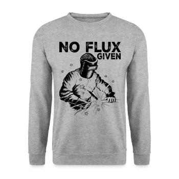 Coole einzigartige Schweißkunst | WIG- und MIG-Schweißgerät Schweißen - Unisex Pullover - Weißgrau meliert - Vorne - Alina (178cm) & Michal (187cm)