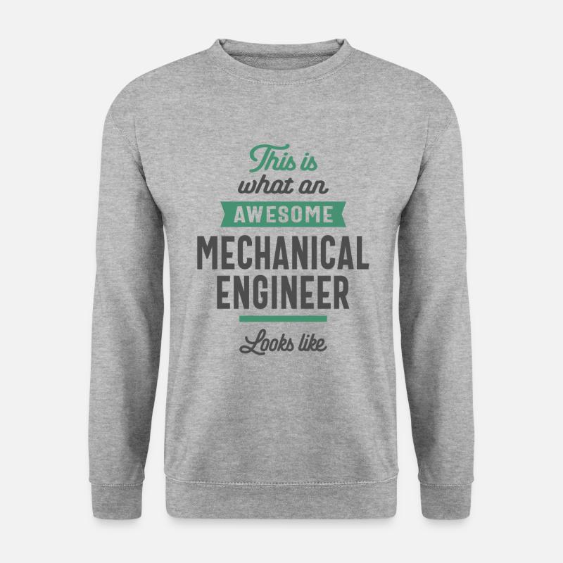 Mechanical Engineer Job Title Gift - Unisex Sweatshirt - salt & pepper