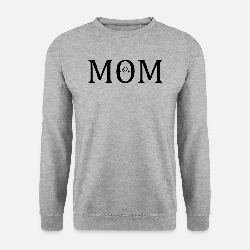 Mama - Unisex Pullover - Weißgrau meliert