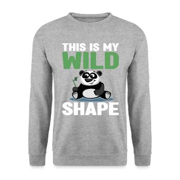 Pen and Paper Für RPG Gaming Vater - Unisex Pullover - Weißgrau meliert - Vorne - Alina (178cm) & Michal (187cm)