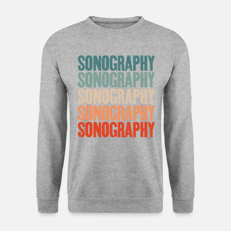 Sonography Squad Sonographer Ultrasound Technician - Unisex Sweatshirt - salt & pepper