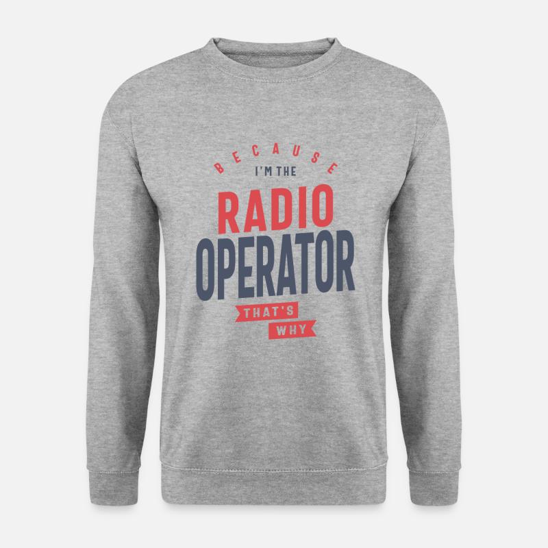 Radio Operator - Unisex Sweatshirt - salt & pepper