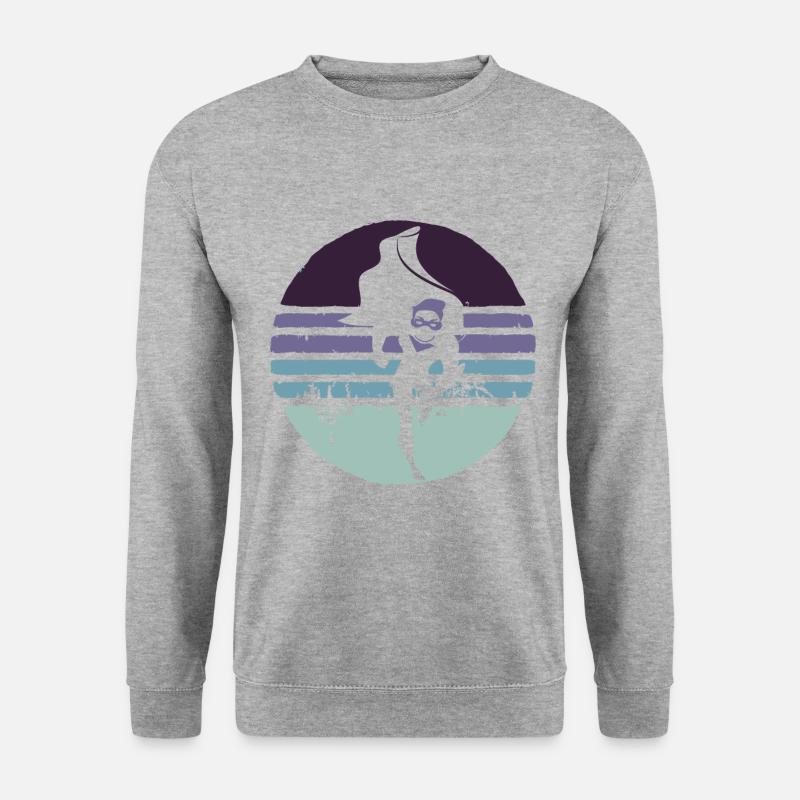 Uropa - Unisex Pullover - Weißgrau meliert