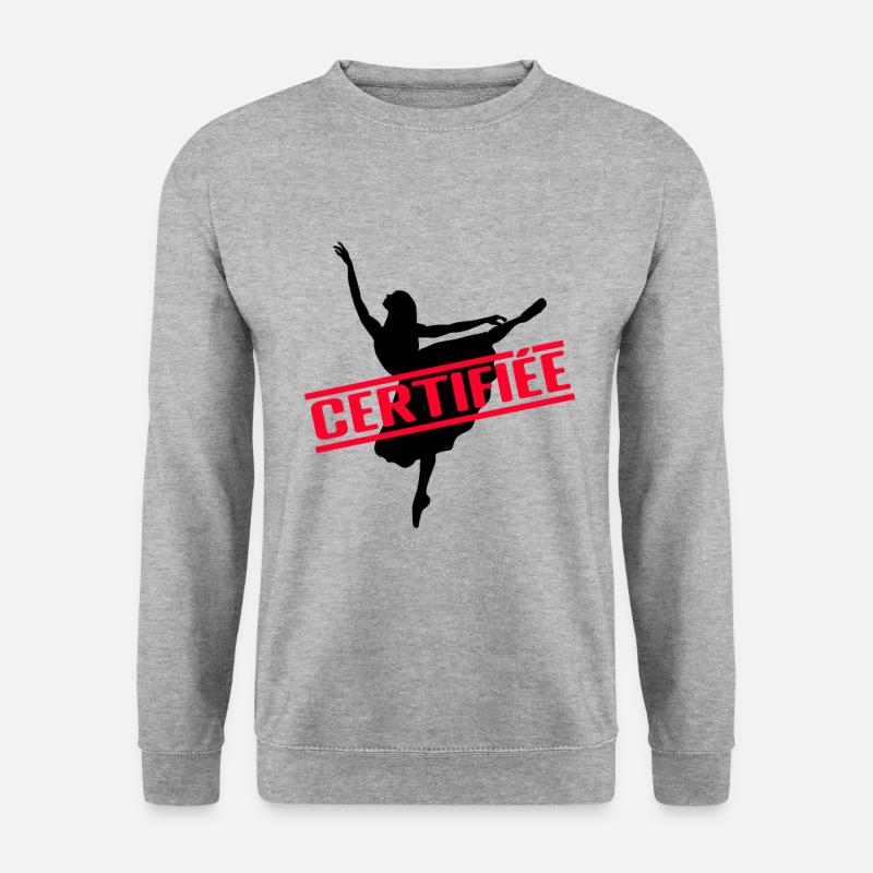 BEGLAUBIGT - Unisex Pullover - Weißgrau meliert