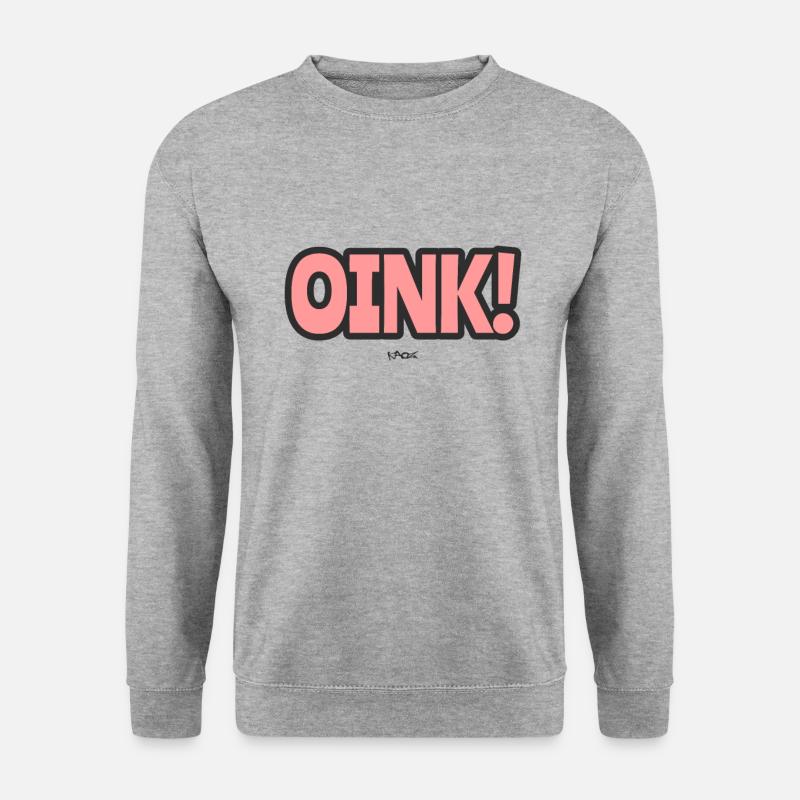 Grogner comme un cochon - Sweat-shirt Unisexe - gris chiné
