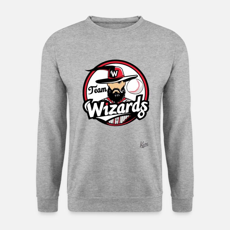 Team Zauberer - Unisex Pullover - Weißgrau meliert