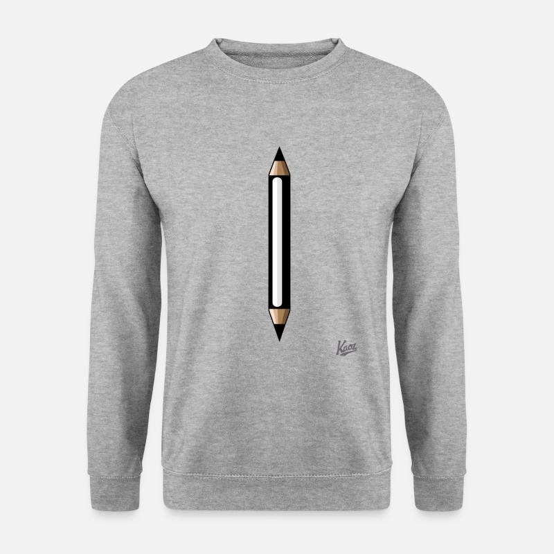 Pencil: Two is better! - Unisex Sweatshirt - salt & pepper