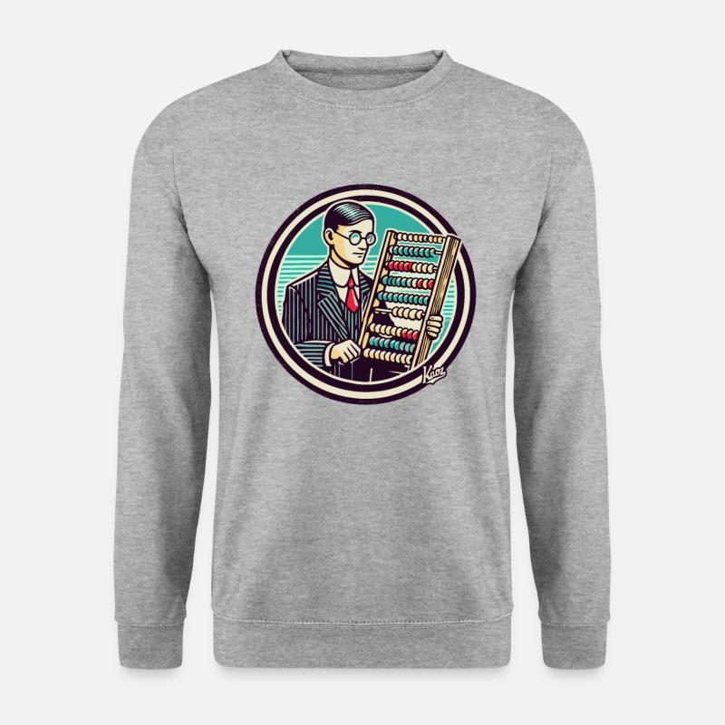 Math Professional: The Human Abacus - Unisex Sweatshirt - salt & pepper