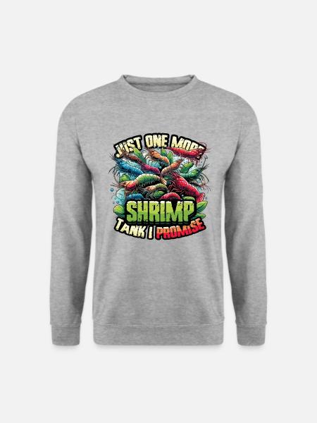Shrimp Breeder Shrimp Aquarium - Unisex Sweatshirt - salt & pepper