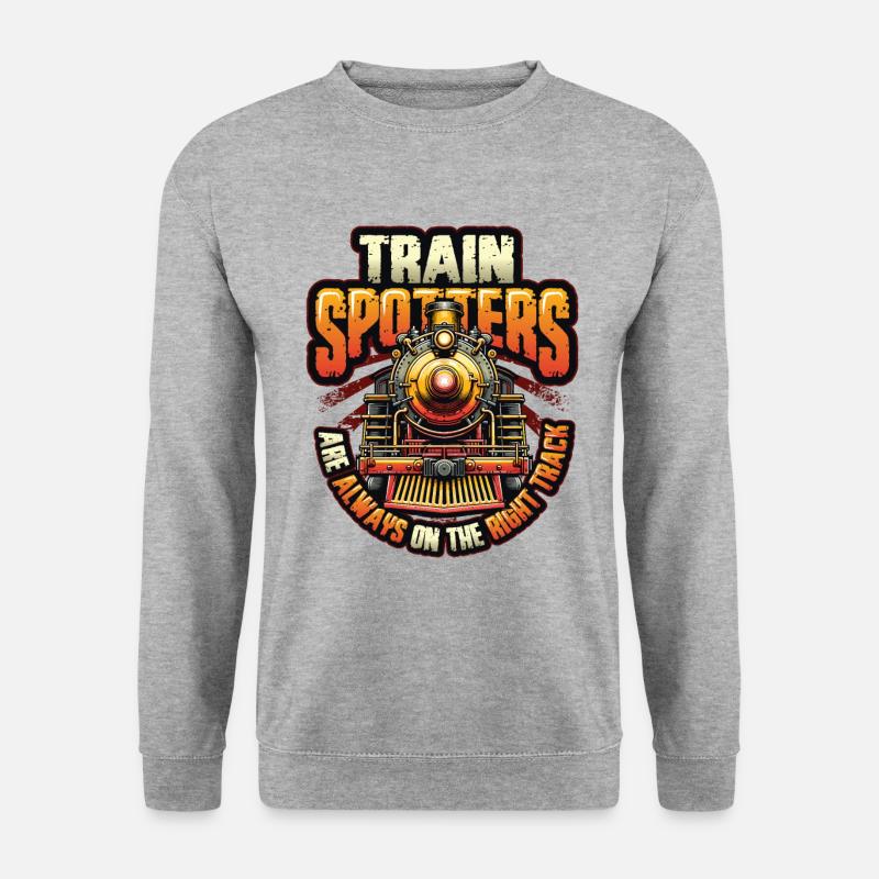 Trainspotting Train Lovers Trains - Unisex Sweatshirt - salt & pepper