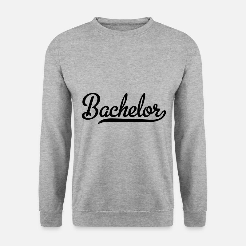 bachelor - Unisex Pullover - Weißgrau meliert