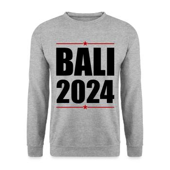 Bali 2024 - Unisex Sweatshirt - salt & pepper - Front - Alina (178cm) & Michal (187cm)