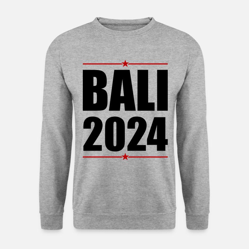 Bali 2024 - Unisex Pullover - Weißgrau meliert
