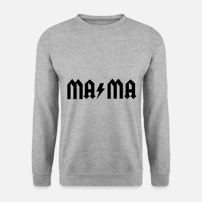 Mama - Unisex Pullover - Weißgrau meliert
