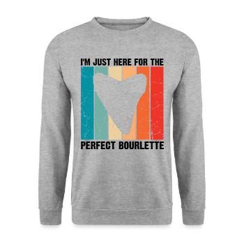 Paleontologist Designs Fossil Hunter Student - Unisex Sweatshirt - salt & pepper - Front - Alina (178cm) & Michal (187cm)
