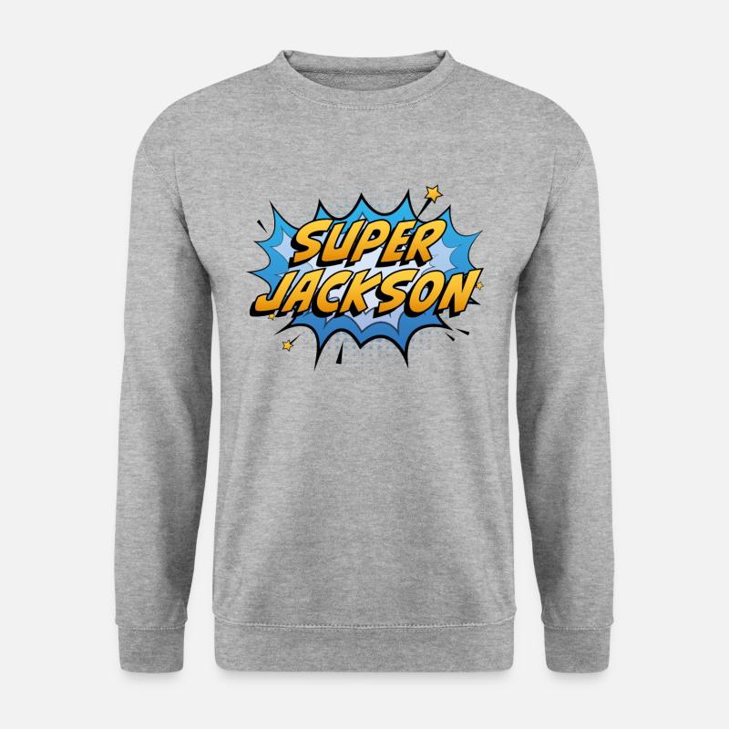 Super Jackson - Unisex Pullover - Weißgrau meliert