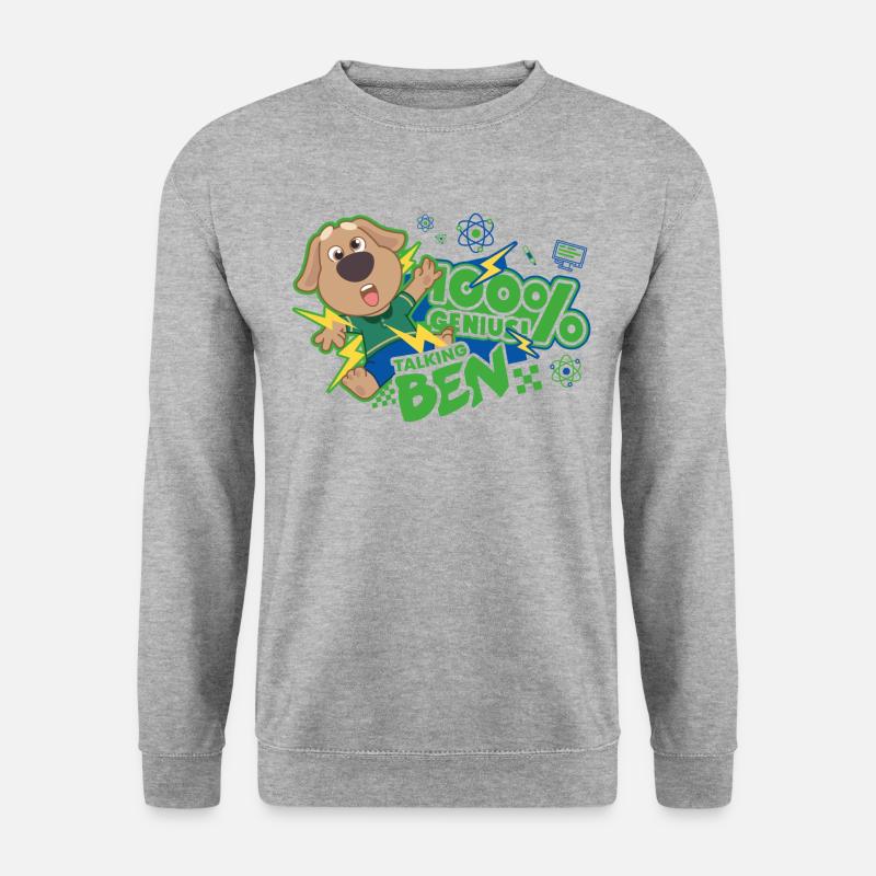 Talking 100% Genius - Unisex Sweatshirt - salt & pepper