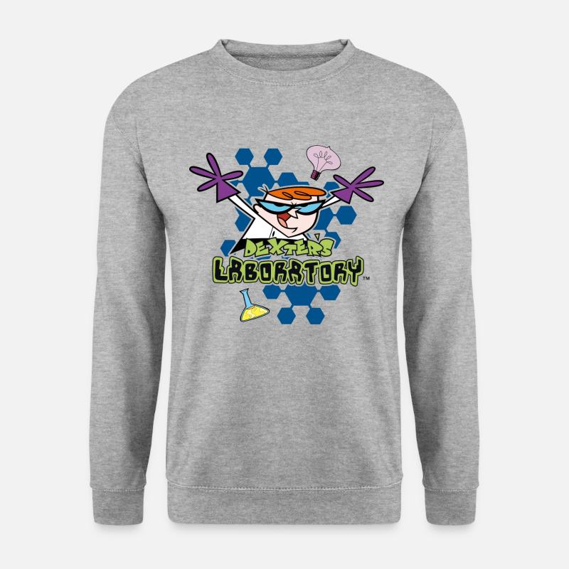 Dexters Labor - Unisex Pullover - Weißgrau meliert