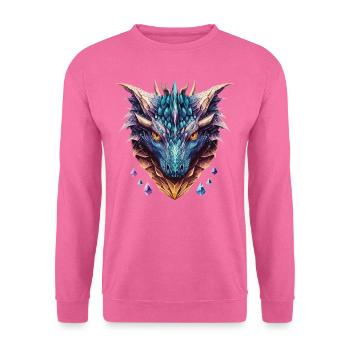 Drache retten - Unisex Pullover - Pink - Vorne