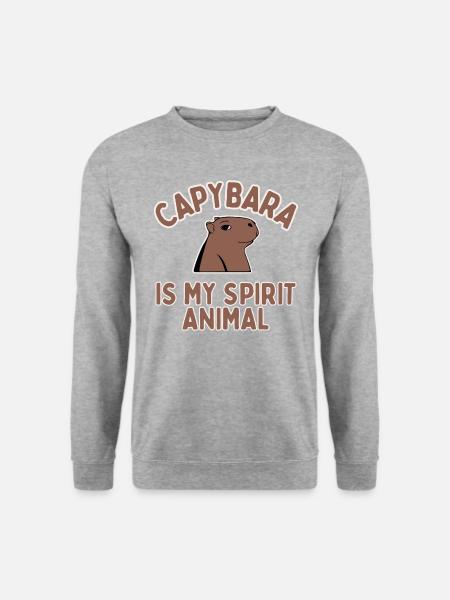 Capybara is My Spirit Animal - Unisex Sweatshirt - salt & pepper