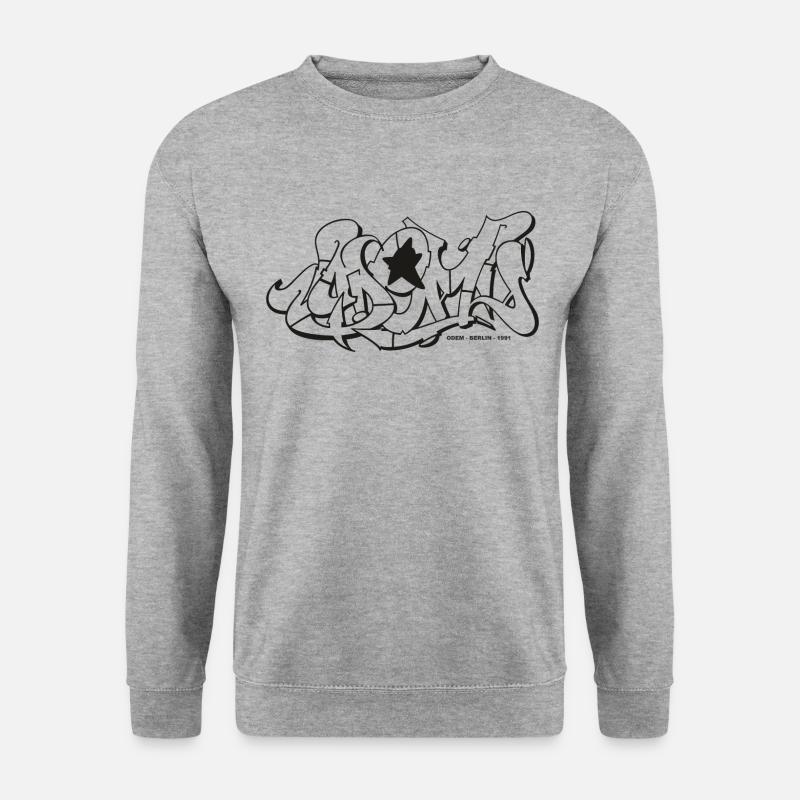 Odem Berlin - Unisex Pullover - Weißgrau meliert