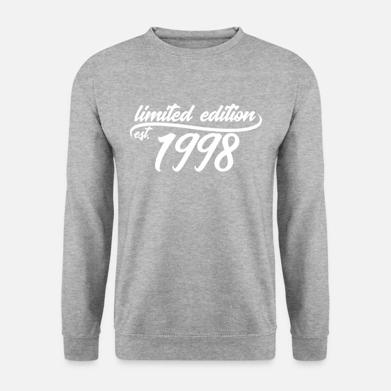 Limited Edition est 1998 - Unisex Pullover - Weißgrau meliert