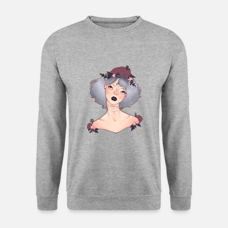 Triclops (Fae) - Unisex Pullover - Weißgrau meliert